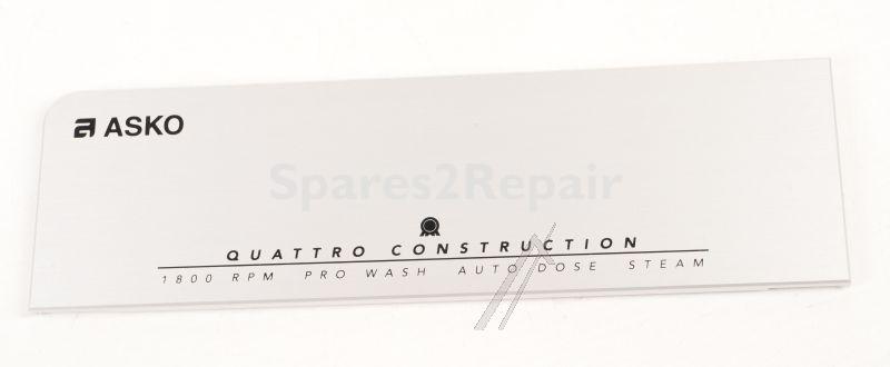 Hisense Gorenje Detergent Dispenser Cover - 835817 Hand Cover Aluminum Wm-75 2 1800a Steam Sign