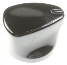 Control Knobs - C00140983 482000081619 Black Knob Electric Ariston [Whirlpool Indesit]