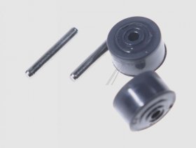 Roller - 140197902012 Wheel With Shaft 2x [Electrolux Aeg]