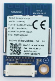 Yamaha Printed Circuit Board - Vdf19400 Wireless Rx Module Cnvatm100-rx For C