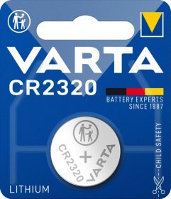 Varta 23,0mm Button Cell - Cr2320 3,0v-135ma Lithium Suitable For Varta Battery 23x2,0mm