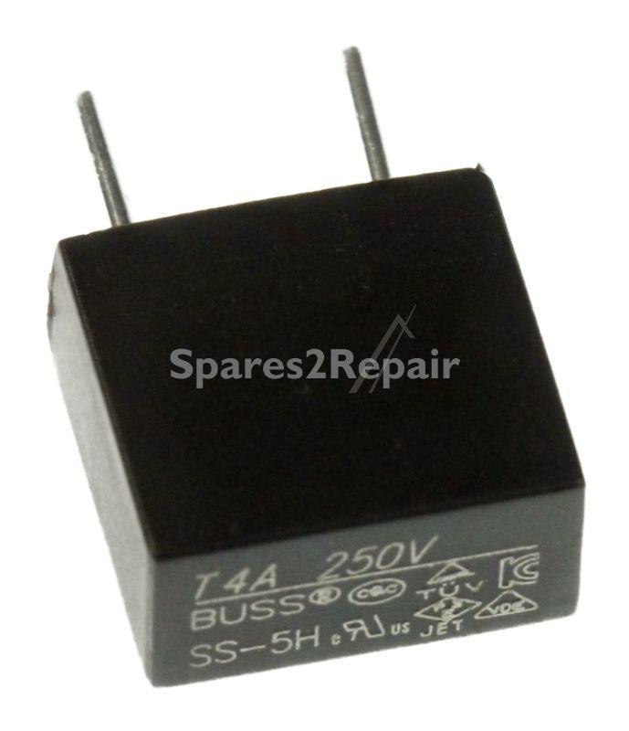 Glass Tube Fuse - 4,0a-t Radial Fuse, Rm=5,08mm