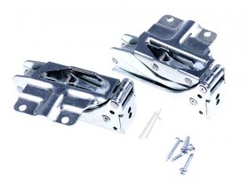 Compatible Door Hinges For Fridges - Door Hinge Set Top + Bottom Alternative For Bosch Siemens 12004051