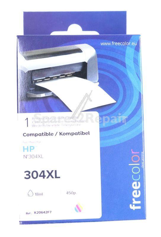 Freecolor Cartridge - Hpk07ae-ink-frc K20642f7 Ink Cartridge Color 450 Pages