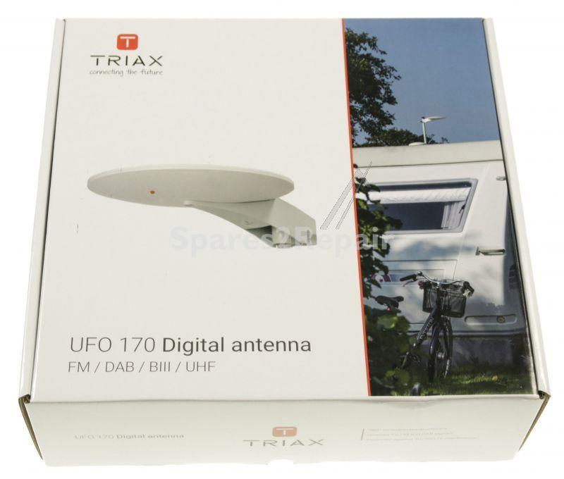 Triax Antenna - Ufo 170 Mobile Antenne 5-24 V, Lte-700 Geschutzt (vhf Bereich K21-48), Spannungsversorgung Uber Receiver Oder Ifp-netzteil, Hal