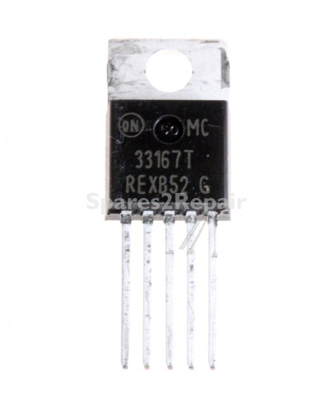 On Semiconductor Ic - 33167t Ic Buck Regulator 5a, 33167, To220-5