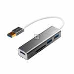 Logilink Hub-usb - Usb 3.0 Hub, 3-ports + Card Reader