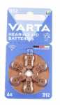 Varta 1.40v Button Cell Battery - 312 1,45v Hearing Aid Batteries 312 Blister 6