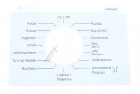 Switch Screen - 1403944002 C00893802 Adhesive Inlay Finnish [Arcelik]