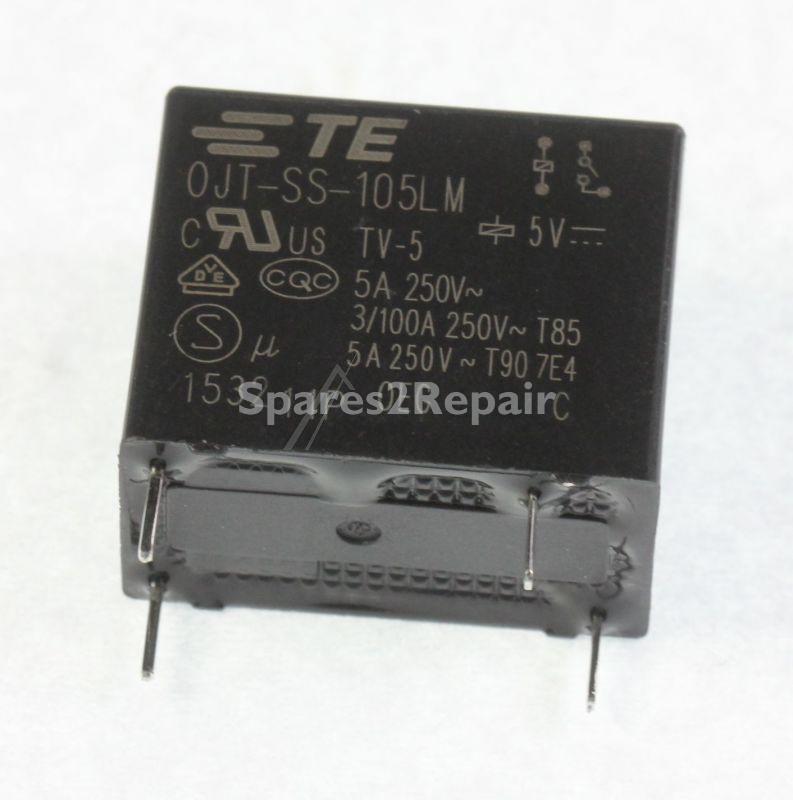 Te Connectivity Pcb Relay To 6v - 5vdc 5a-250vac Relay, 1 Turnkey - 1461492-2