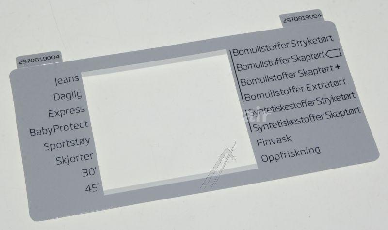 Drawer Front - 2986679003 C00884861 Drawer Panel Assembly [Arcelik]