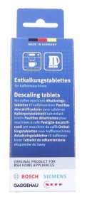 Workshop Service Aids - 00312453 Descaling Tablets Suitable For Coffee Machines And Kettles And Hot Water Dispensers Contents: 6 X 18g - Sufficient For 3 [Bosch Siemens]