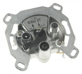 Kathrein Aerial Outlet Sockets - Esu 37 Durchschleifdose Einkabelsystem 3fach