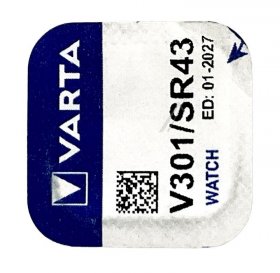 Varta 11,6mm Button Cell 1,55v - V301 Button Cell Montre 1,55v-115mah - 11,6x4,2mm Varta