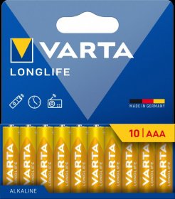 Varta Aaa 1,5v Battery - Lr03 1 5v Alkaline Micro Suitable For Varta 10er Karton Longlife