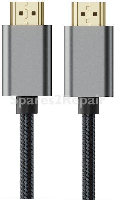 Compatible Hdmi Cable - Hdmi Kabel Mit Aluminiumstecker Und Baumwollgeflecht 4k*2k@60hz 3m -