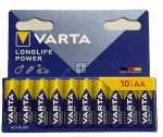 Varta Aa - Battery - Lr6 4906121761 1 5v Alkaline Mignon Varta 10-pack Longlife Power