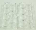 Egg Compartment Fridge - 42021356 Egg Holder (inside) 345 (transparent-nat) [Vestel]