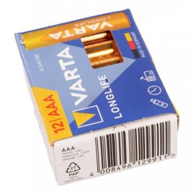 Varta Aaa 1,5v Battery - Lr3 4103301132 Suitable For Varta Longlife Aaa Micro Cube 12er Pack