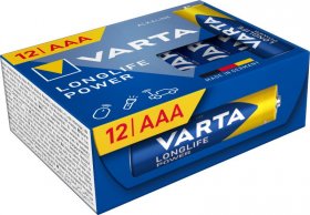 Varta Aaa 1,5v Battery - Lr3 4903121132 Suitable For Varta Longlife Power Aaa Micro Cube 12er Pack