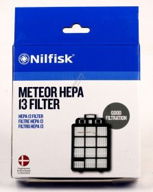 Nilfisk Vacuum Cleaner Filter - 128389356 Exhaust Filter H13 Meteor