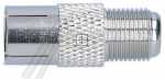 Axing Coaxial Adaptor - Cfa 2-00 Adaptor F Iec Iec-socket To F-socket