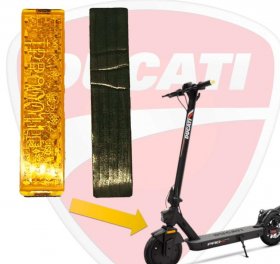 Platum Reflector - Spare160 Fr-rflc-je-mo-250001 Reflectors With Stickers For Front Fork 2 Pcs