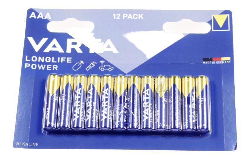 Varta Aaa 1,5v Battery - Lr3 4903121482 Varta Aaa Alkaline Longlife Power Batteries 1 5v-12 Pack