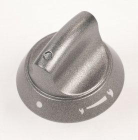 Control Knob - C00306518 488000306518 Control Knob Silver Bk - Gas Top Oven [Whirlpool Indesit]