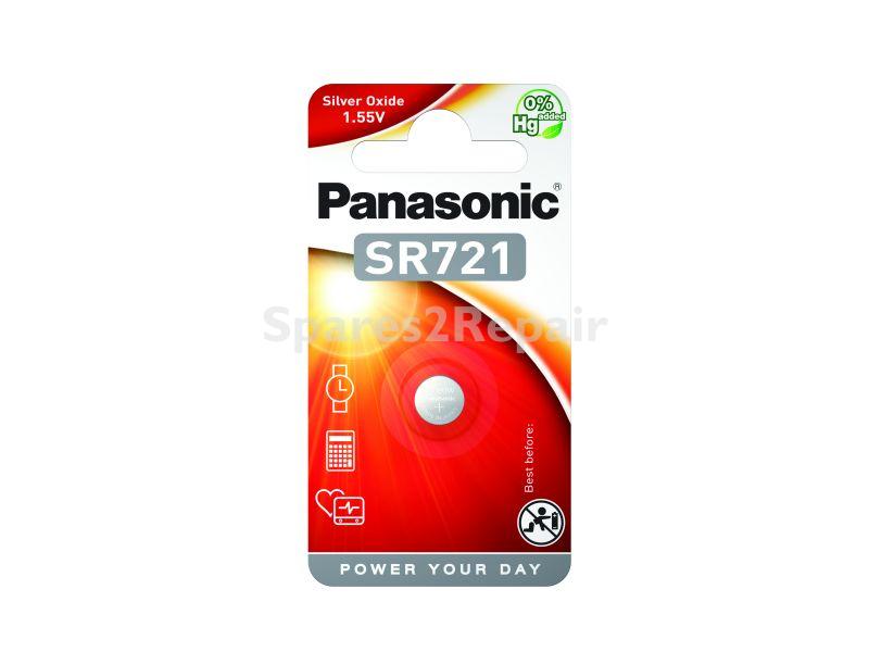 Panasonic 1.55v Button Cell Battery - Sr721 1,55v-21mah Silberoxid Knopfzelle 1er Blister