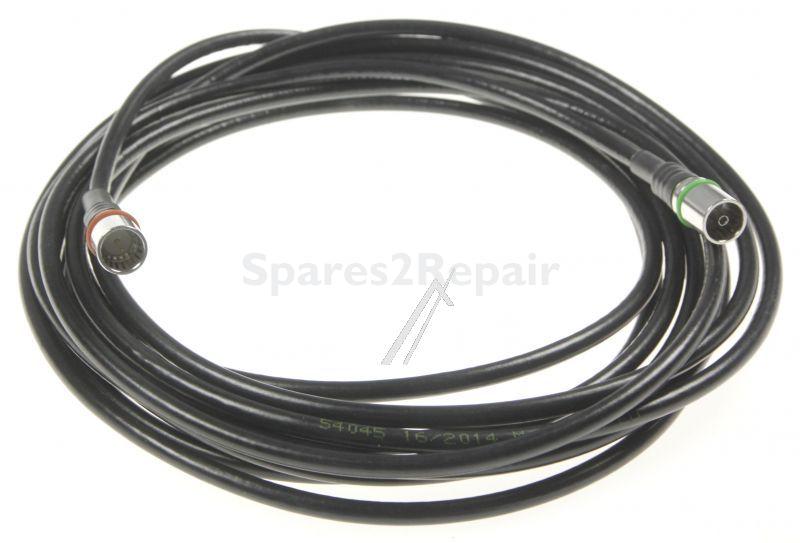 Wisi Sat Connecting Cable - Ds 38 U 0500 Anschlusskabel F-quick - Iec-buchse, 5 M, 1 StÜck, Klasse A+