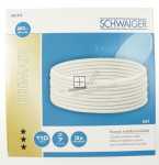 Schwaiger Cable/plugs/adapter - Kox820012 Coaxial Cable 20m 110db 7 0mm 3-fold Shielding
