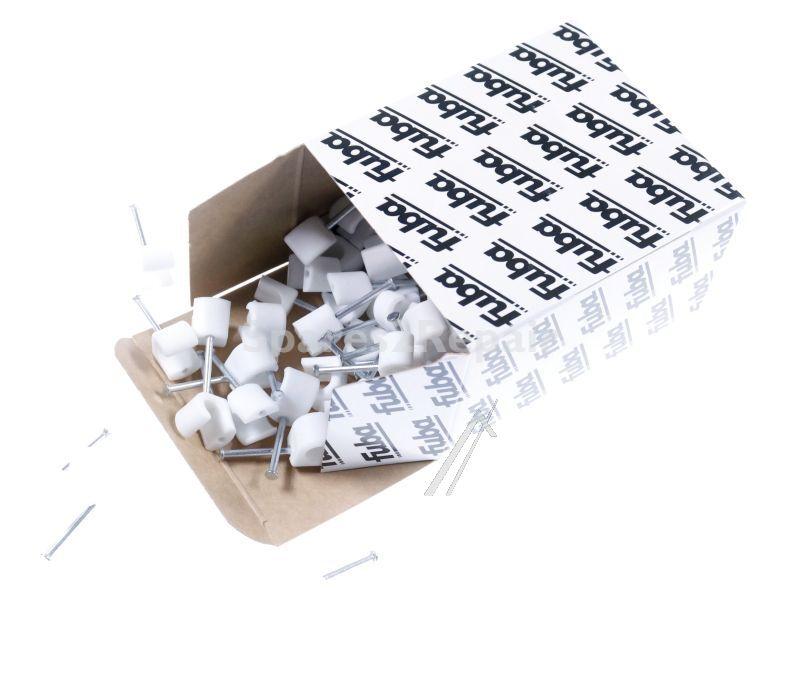 Fuba Cable Clamp - Okc 830w Cable Clamp 8-12mm, 30mm White, 100 Pcs