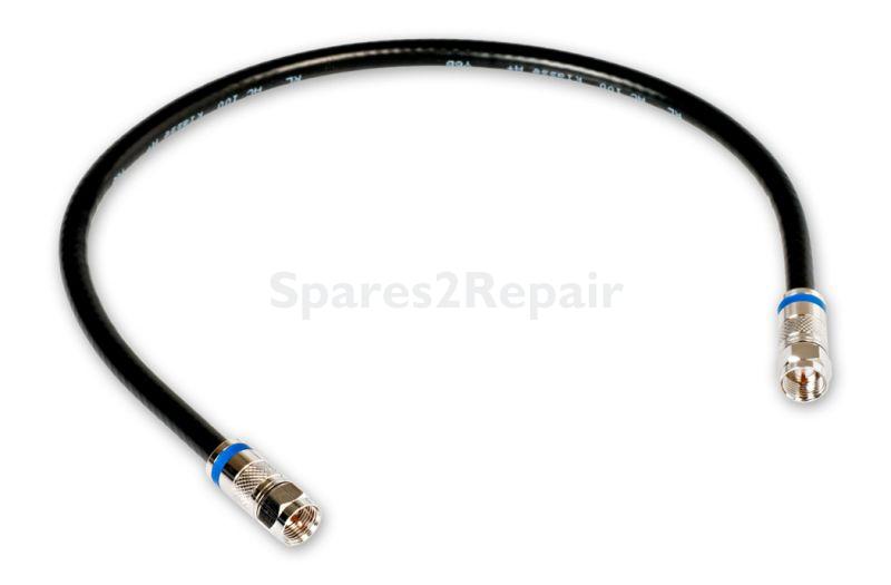 Fuba Koaxconnector - Ovz 940 Ovz940,, F Patch Lead, 0,40m, Black, Adaptable For Fuba