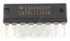 Texas Instruments Semi Conductor - 74ls139 Ic Logik, Dip-16