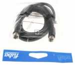 Fuba Black Sat Connecting Cable - Ffs 150 F-anschlußkabel, 1,50m, Schwarz