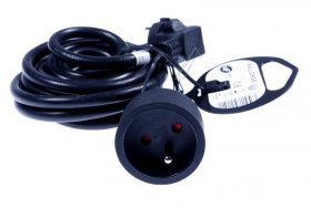 Inotech Power Supply Cable - Prolongateur Ho5vv-f 3g1.5 Noir Longueur 3 MÈtres