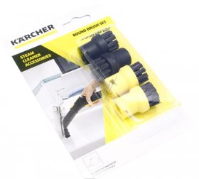 Karcher Vacuum Cleaner Nozzle - 2 863-264 0 Round Brush Set For Steam Cleaner
