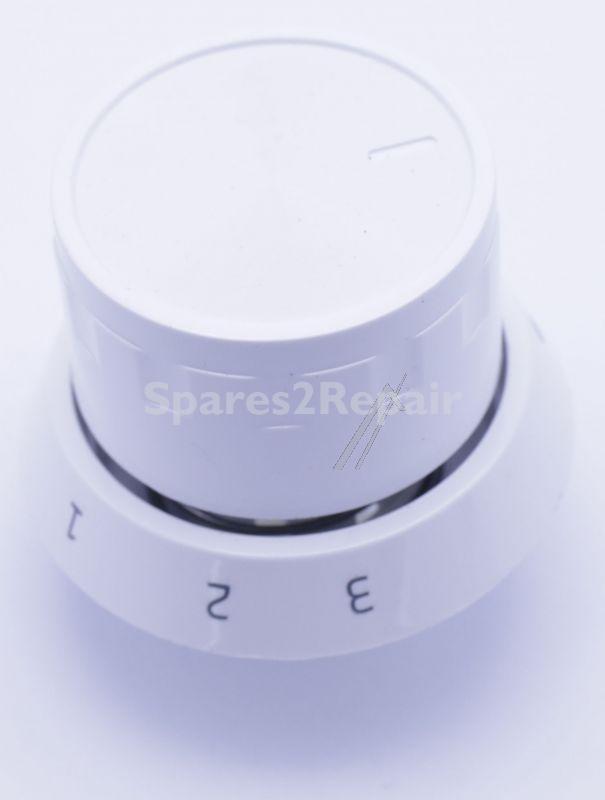 Control Knobs - 250316206 C00910403 Hob Knob White [Arcelik]