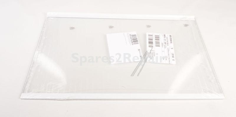Oven outer Door - 140037378282 Front Glass Black Aeg 594x471mm [Electrolux Aeg]