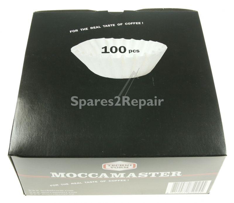 Moccamaster Coffee Filter - Kaffefiltertrichter 1,8 Liter, 100 Stk.