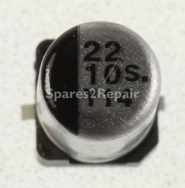 Panasonic Smd Electrolytics 85 Degree - 22uf-10v Smd-elco Pan 85° 4x5,4mm