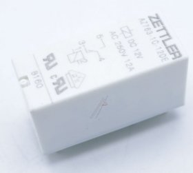 Zettler Pcb Relay To 12v - 12vdc 12a-250vac Relais, 1 Wechsler