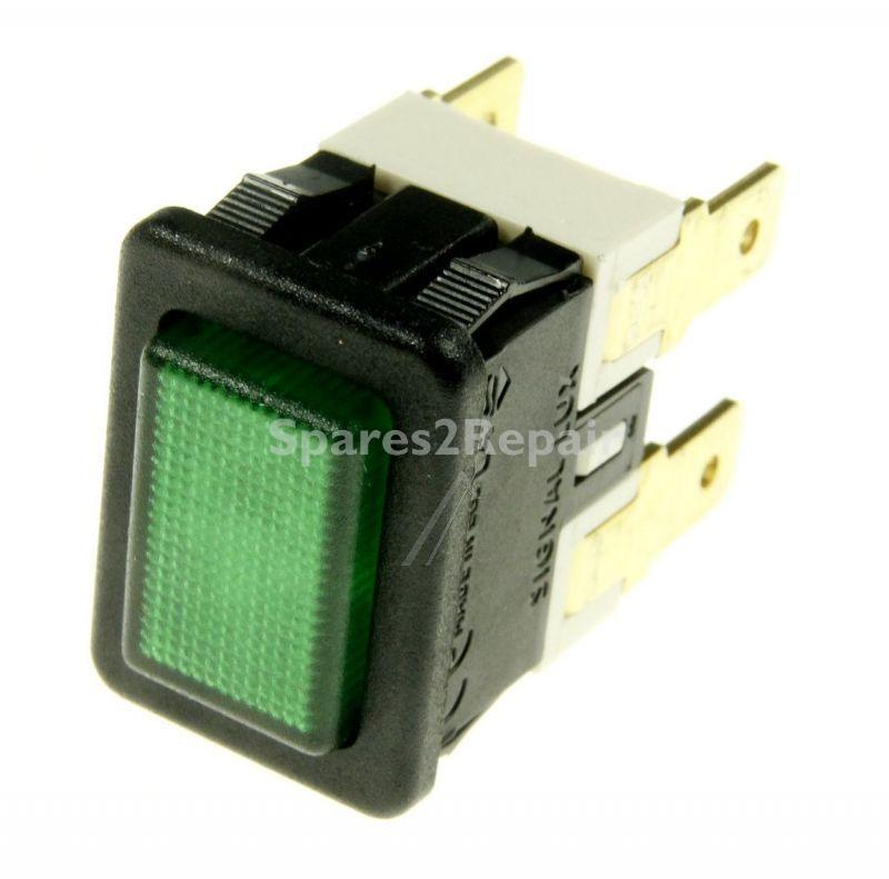 InterbÄr Push Switches - Push Switch Series 3635 Black-green