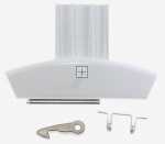 Whirlpool Indesit Washing Machine And Tumble Dryer Door Handles - C00259409 - Door Handle Kit - White