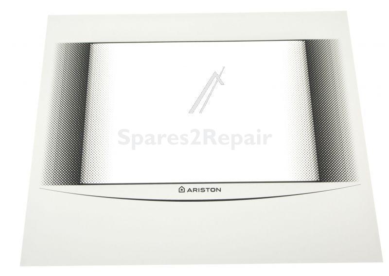 Oven outer Door - C00143451 482000062173 Oven Door Glass Pw New Logo Rohs [Whirlpool Indesit]