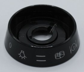 Grips Turning Knob - C00301793 482000023440 Knob Disc - Black Com multi 10 [Whirlpool Indesit]