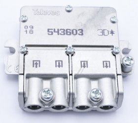 Televes 3 Way Splitter Sat/terr/wb - Mini-rÉpart. 5...2400mhz Easyf 3d 8,5-7,5db