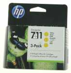 Hewlett Packard Cartridge - 711 Cz136a Ink Cartridge 3x Yellow
