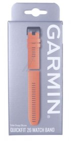 Garmin Wristbands For Smartwatch - 010-12864-01 Garmin Replacement Wristband Quickfit 26mm Silicone Orange-slate Gray